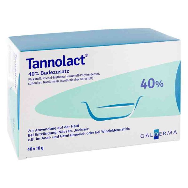 Tannolact 40% Badezusatz Beutel (40X10 g)