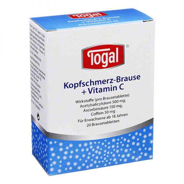 Togal Kopfschmerz-Brause+Vitamin C (20 stk)