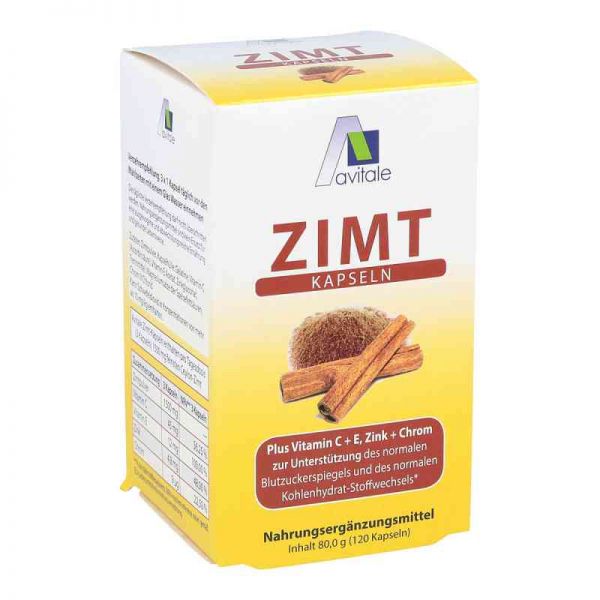 Zimt Kapseln 500 mg+Vitamin C+e (120 stk)