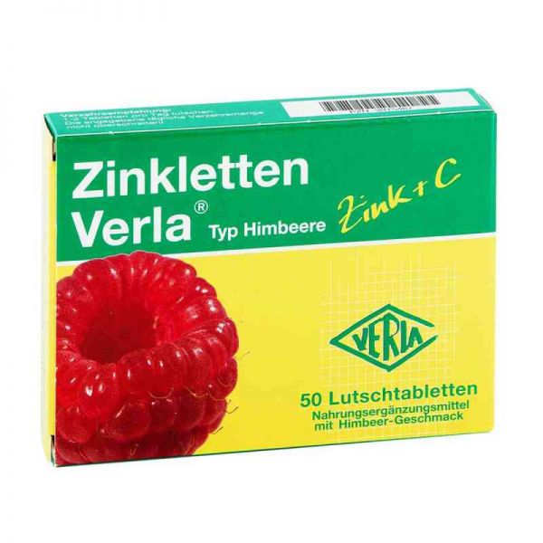 Zinkletten Verla Himbeere Lutschtabletten (50 stk)