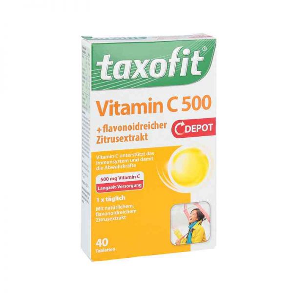 Taxofit Vitamin C 500 Depot Tabletten (40 stk)