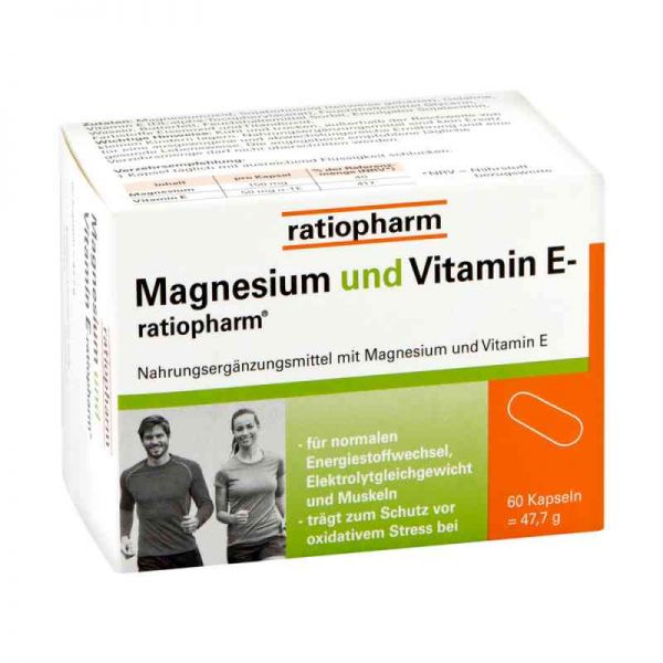 Magnesium Und Vitamin E ratiopharm Kapseln (60 stk)