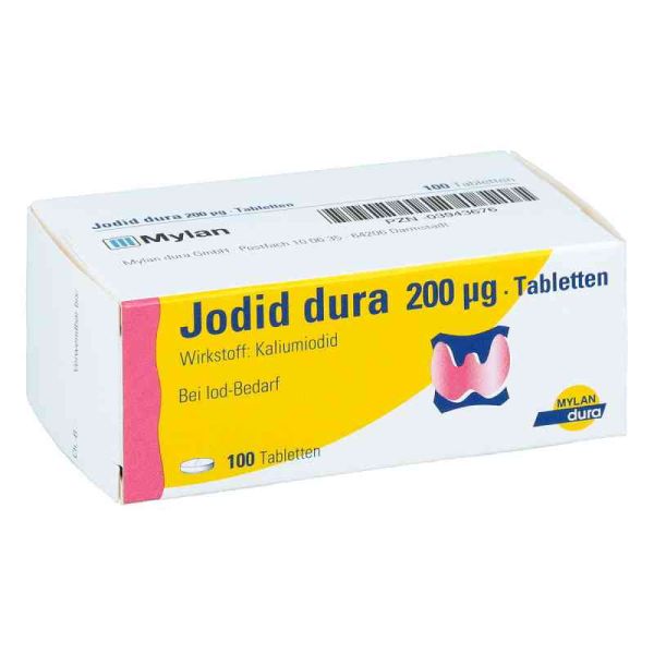 Jodid dura 200μg (100 stk)