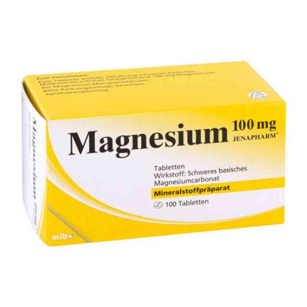 Magnesium 100 mg Jenapharm Tabletten (100 stk)