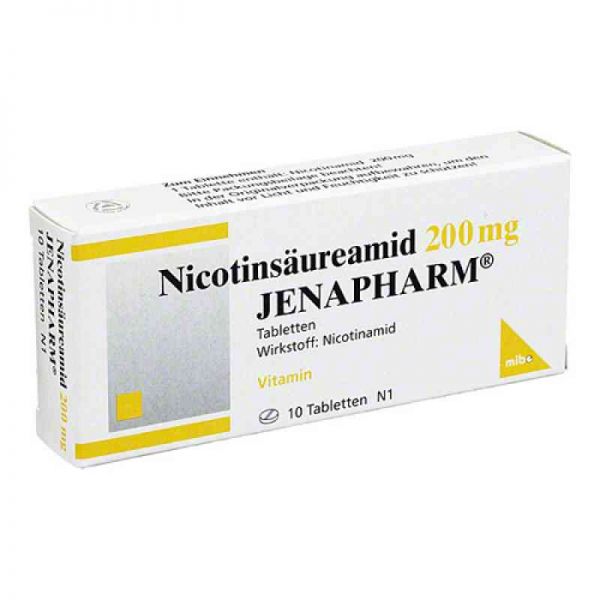 Nicotinsäureamid 200 mg Jenapharm Tabletten (10 stk)