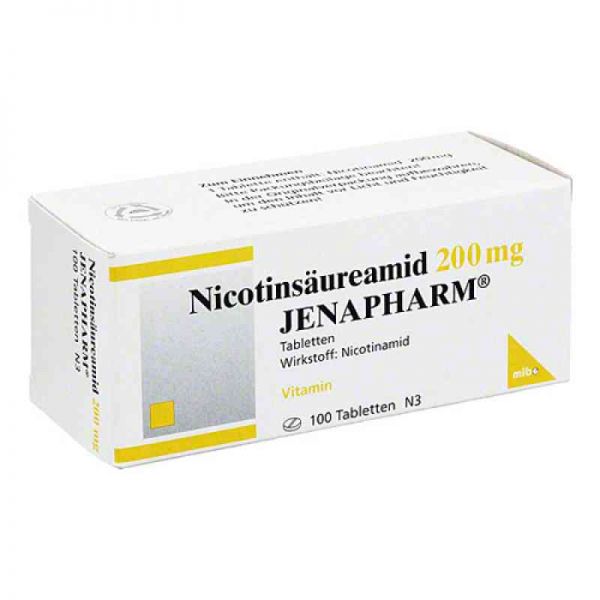 Nicotinsäureamid 200 mg Jenapharm Tabletten (100 stk)