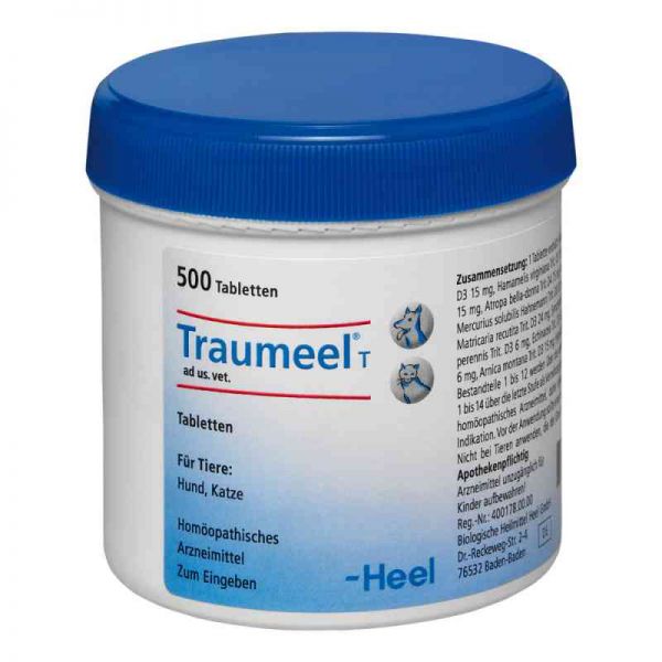 Traumeel T Tabletten für Hunde /Katzen (500 stk)