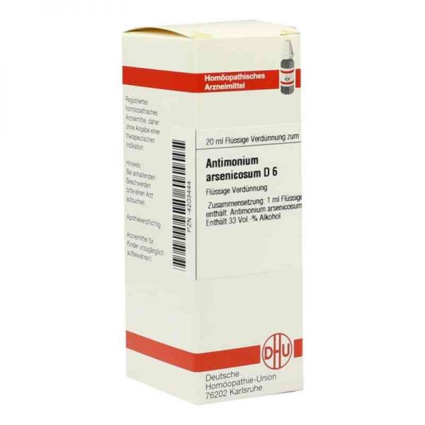 Antimonium Arsenicosum D 6 Dilution (20 ml)