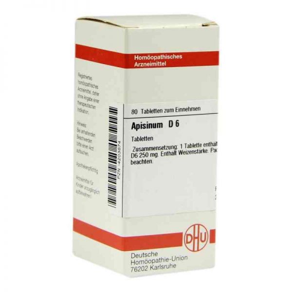 Apisinum D 6 Tabletten (80 stk)