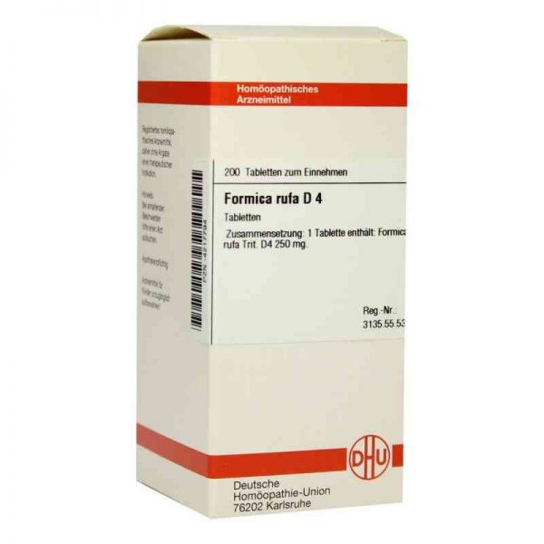 Formica Rufa D 4 Tabletten (200 stk)