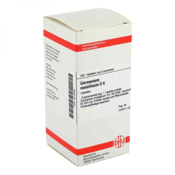 Germanium Met. D 6 Tabletten (200 stk)