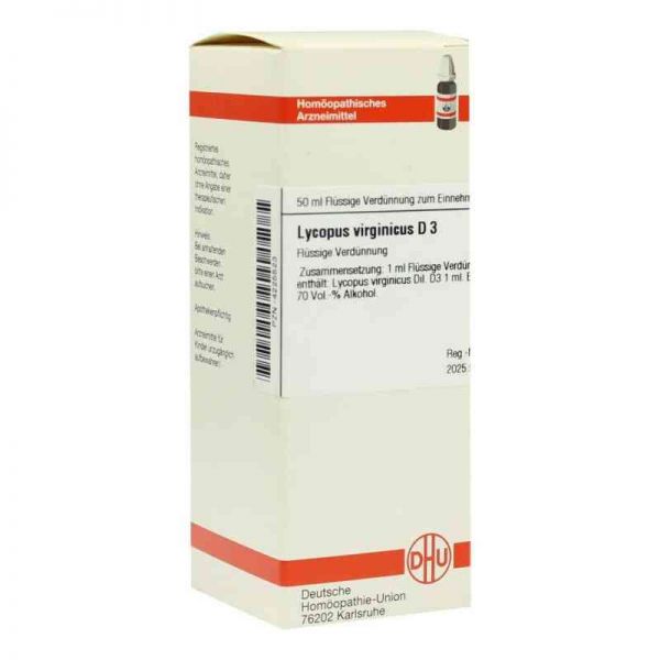 Lycopus Virg. D 3 Dilution (50 ml)