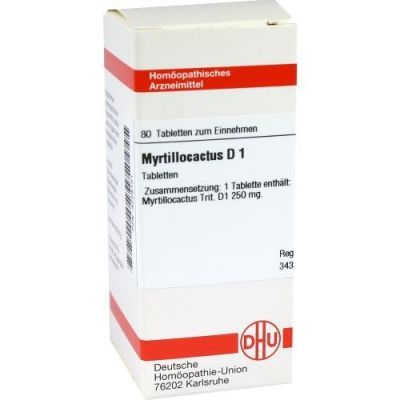 Myrtillocactus D 1 Tabletten (80 stk)