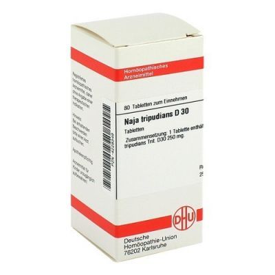 Naja Tripudians D 30 Tabletten (80 stk)