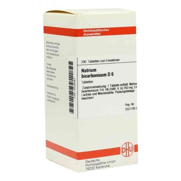 Natrium Bicarbonicum D 6 Tabletten (200 stk)