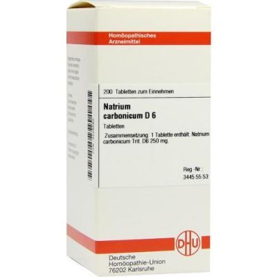 Natrium Carbonicum D 6 Tabletten (200 stk)