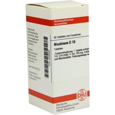 Nicotinum D 10 Tabletten (80 stk)