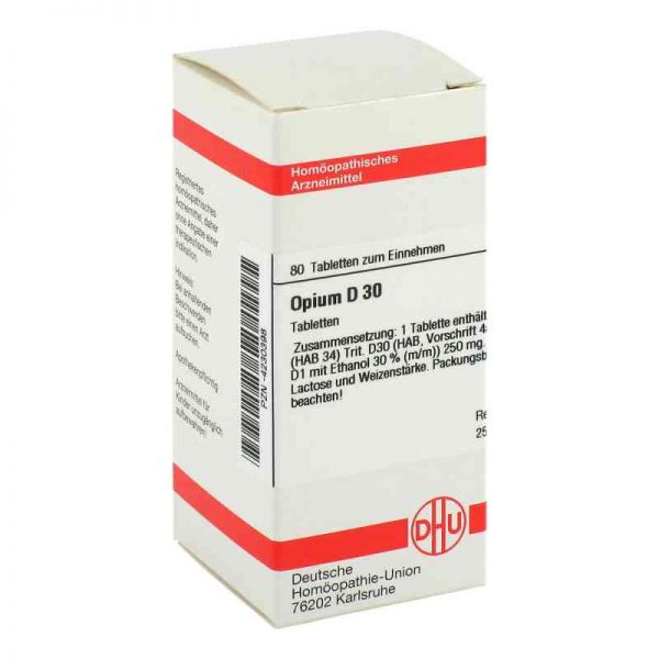 Opium D 30 Tabletten (80 stk)