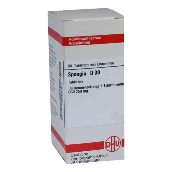 Spongia D 30 Tabletten (80 stk)