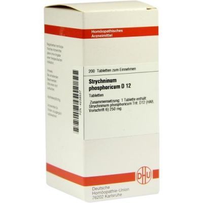 Strychninum Phosph. D 12 Tabletten (200 stk)