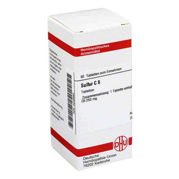 Sulfur C 6 Tabletten (80 stk)