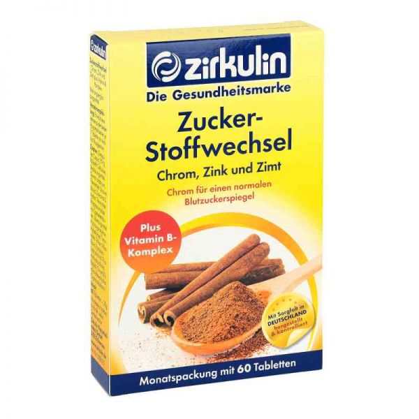 Zirkulin Zuckerstoffwechsel Zimt Plus Tabletten (60 stk)