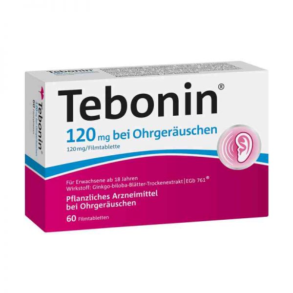 Tebonin 120mg bei Ohrgeräuschen (60 stk)