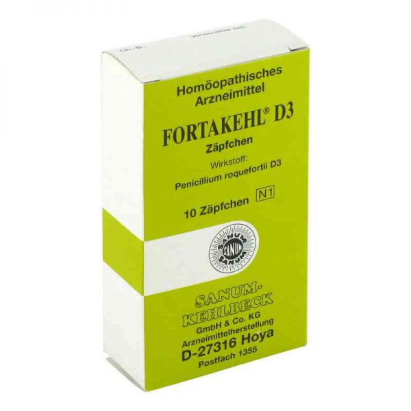 Fortakehl D 3 Suppositorien (10 stk)