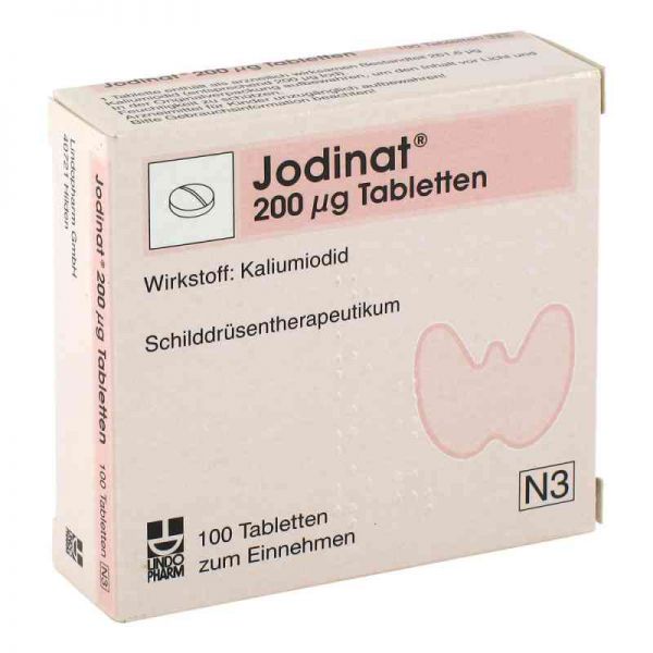 Jodinat 200μg (100 stk)