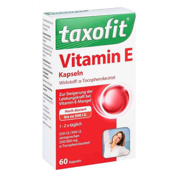 Taxofit Vitamin E Weichkapseln (60 stk)