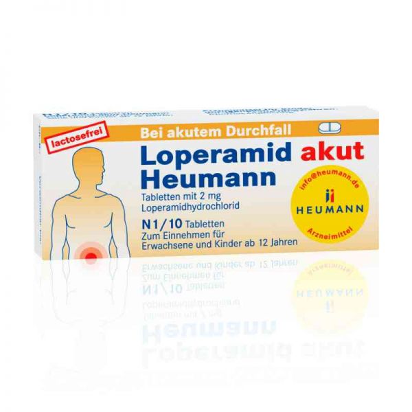 Loperamid akut Heumann (10 stk)