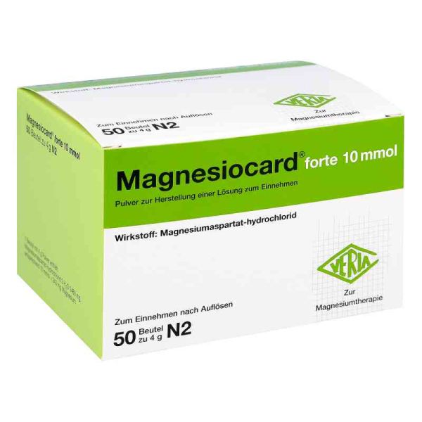 Magnesiocard forte 10 mmol Pulver (50 stk)