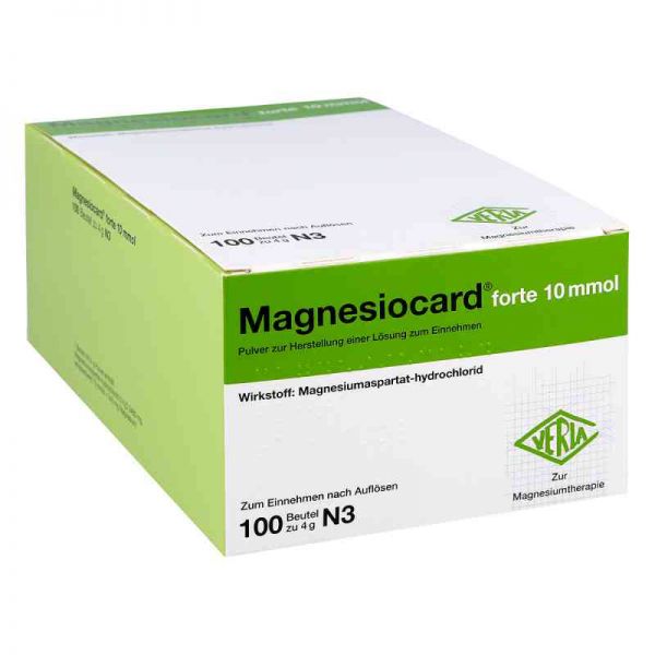 Magnesiocard forte 10 mmol Pulver (100 stk)