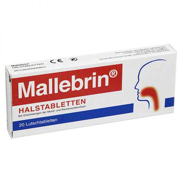 Mallebrin Halstabletten (20 stk)