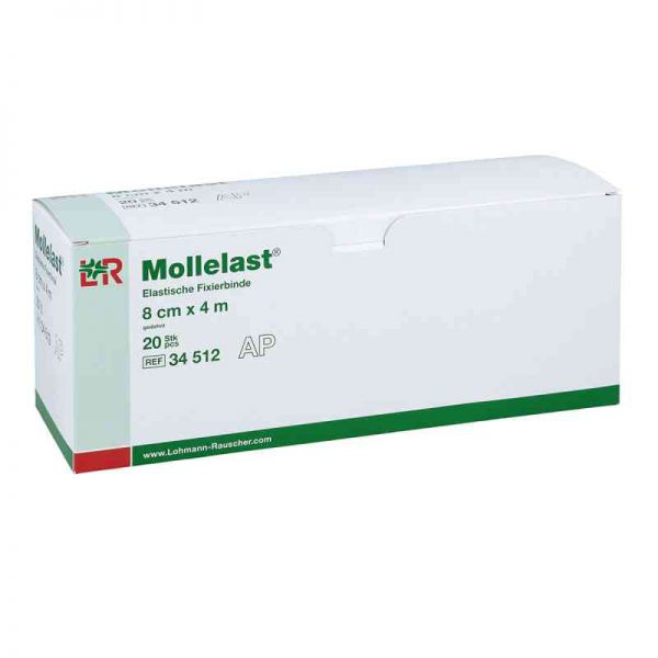 Mollelast 8cmx4m weiss (20 stk)