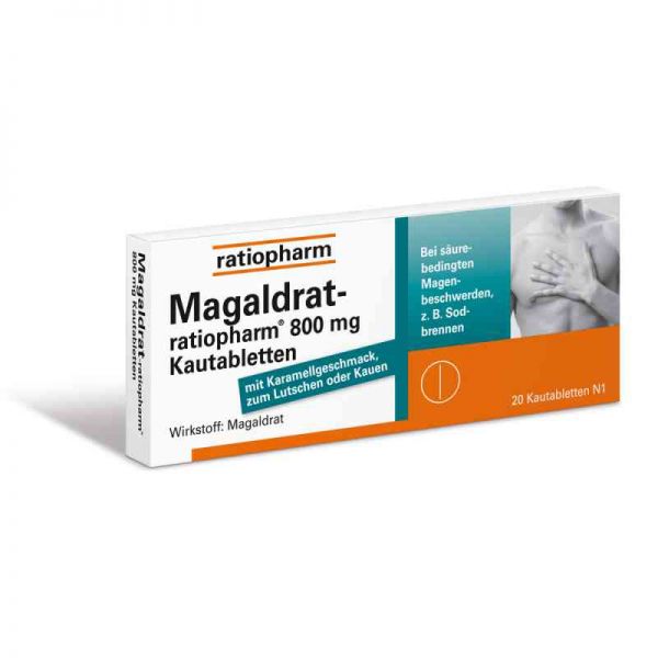 Magaldrat-ratiopharm 800mg (20 stk)