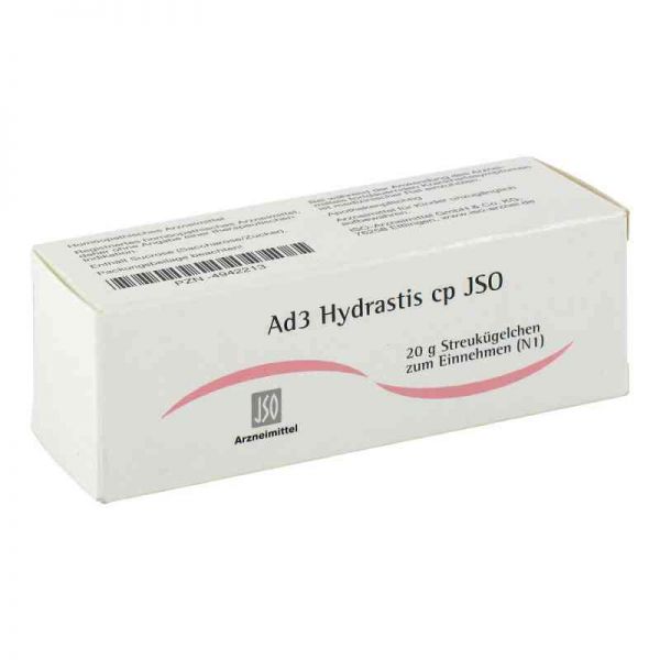 Jso Jkh Adermittel Ad 3 Hydrastis cp Globuli (20 g)