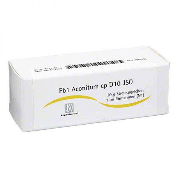 Jso Jkh Fiebermittel Fb 1 Aconitum cp D 10 Globuli (20 g)