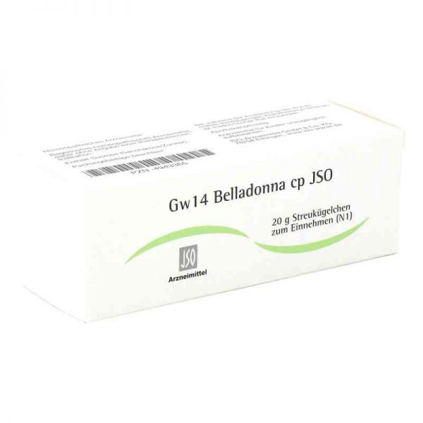 Jso Jkh Gewebemittel Gw 14 Belladonna cp Globuli (20 g)