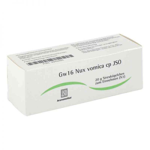 Jso Jkh Gewebemittel Gw 16 Nux vomica cp Globuli (20 g)