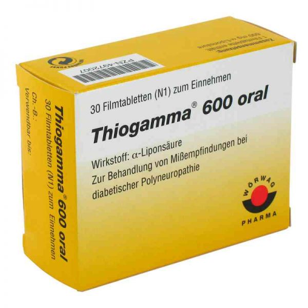 Thiogamma 600 oral (30 stk)