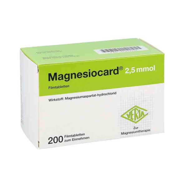 Magnesiocard 2,5 mmol Filmtabletten (200 stk)