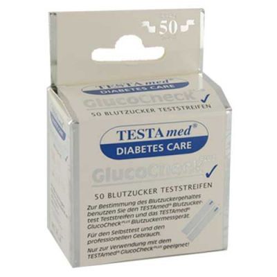 Testamed Glucocheck Plus Blutzuckermessstreifen (50 stk)