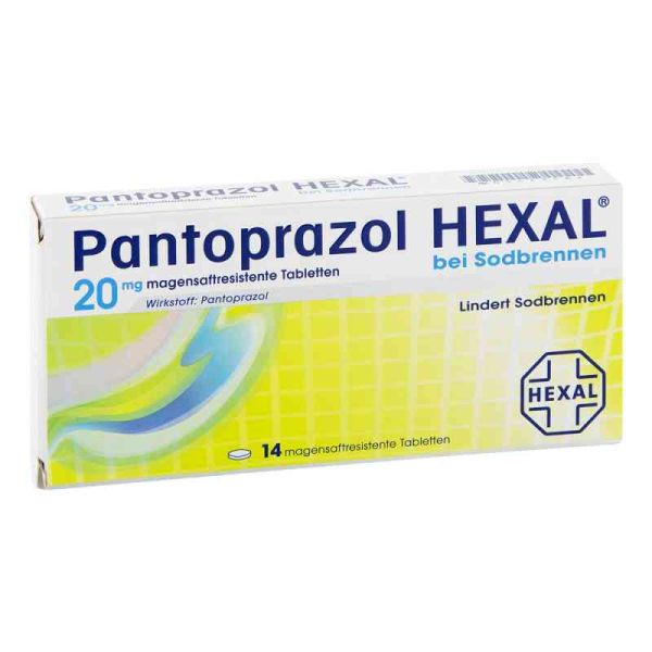 Pantoprazol HEXAL bei Sodbrennen 20mg (14 stk)