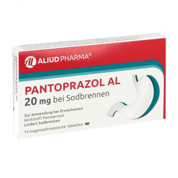 Pantoprazol AL 20mg bei Sodbrennen (14 stk)