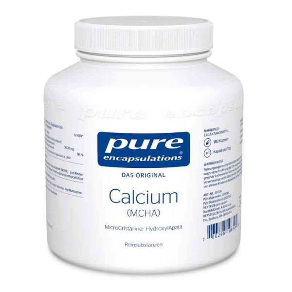 Pure Encapsulations Calcium Mcha Kapseln (180 stk)