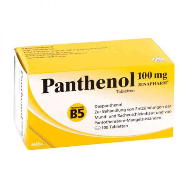 Panthenol 100 mg Jenapharm Tabletten (100 stk)