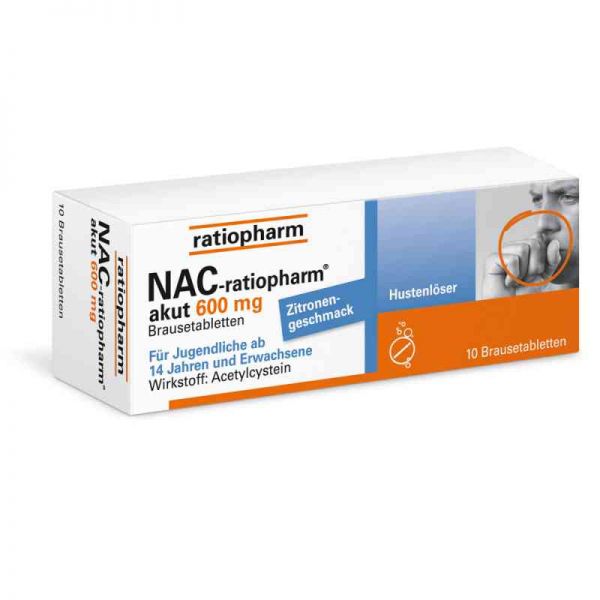 NAC-ratiopharm akut 600mg Hustenlöser (10 stk)