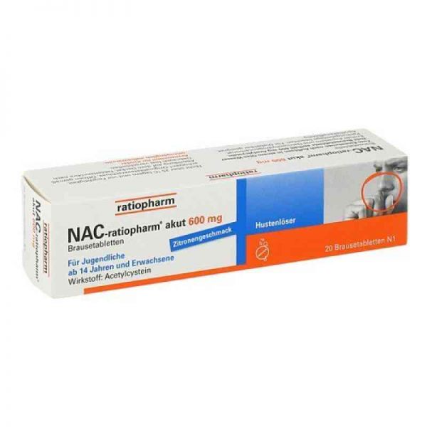 NAC-ratiopharm akut 600mg Hustenlöser (20 stk)