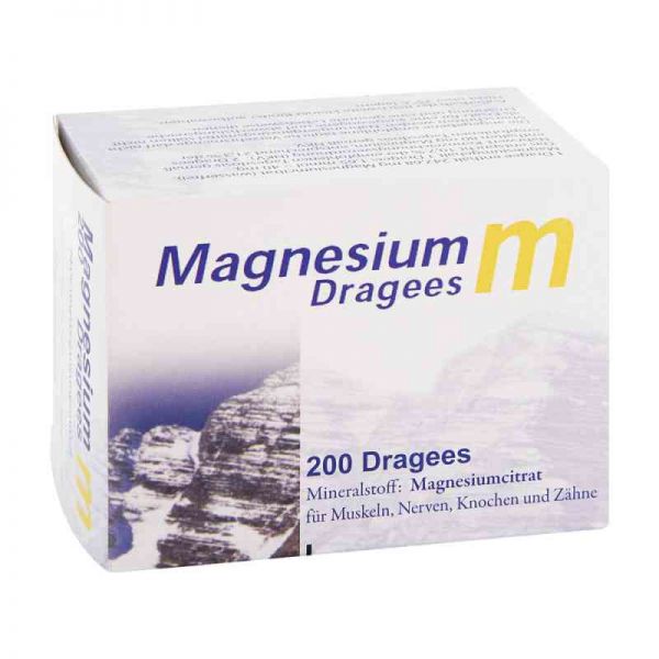 Magnesium M Dragees (200 stk)